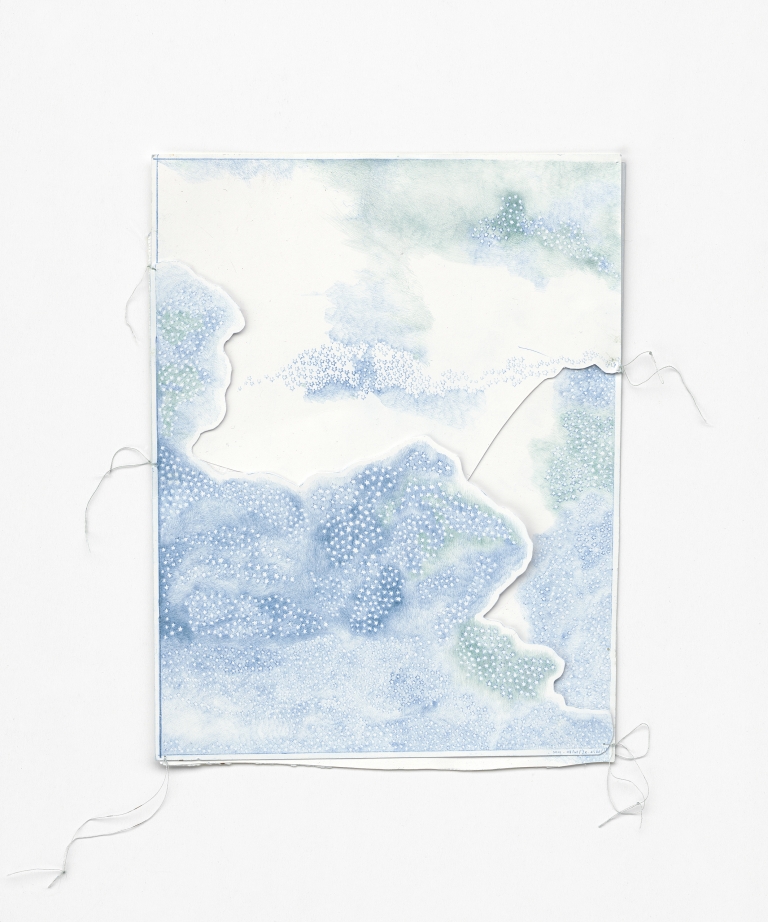Variations on a Jeans Blue Sky - ( With a slice of green mint ... ! )